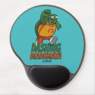 ROS 2 Dashing Diademata Gel Mouse Pad