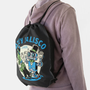 ROS 2 Jazzy Jalisco Robotics Engineer Robot Drawstring Bag