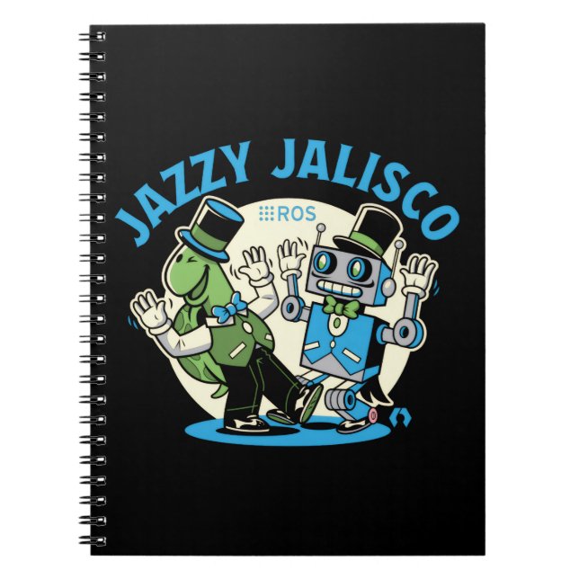 ROS 2 Jazzy Jalisco Robotics Engineer Robot Notebook (Front)