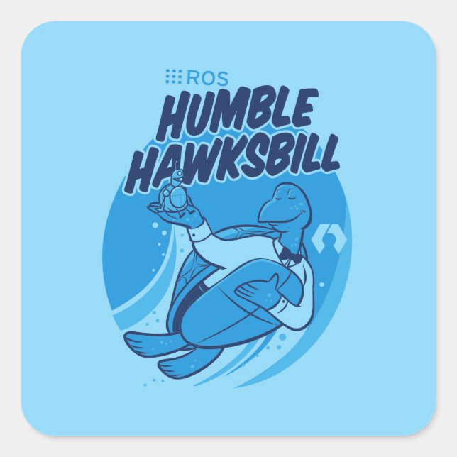 ROS Humble Hawksbill Release Sticker (Front)