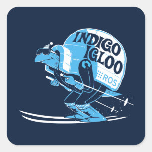 ROS Indigo Igloo Square Sticker