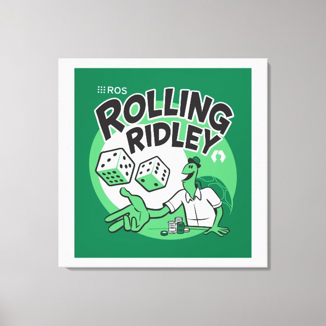 ROS Rolling Ridley Release Poster on Canvas (Front)