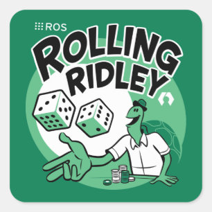 ROS Rolling Ridley Square Sticker