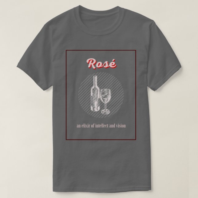 Ros Wine Definition T-Shirt (Design Front)