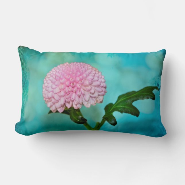 Rosa Blütentraum Lumbar Pillow (Front)