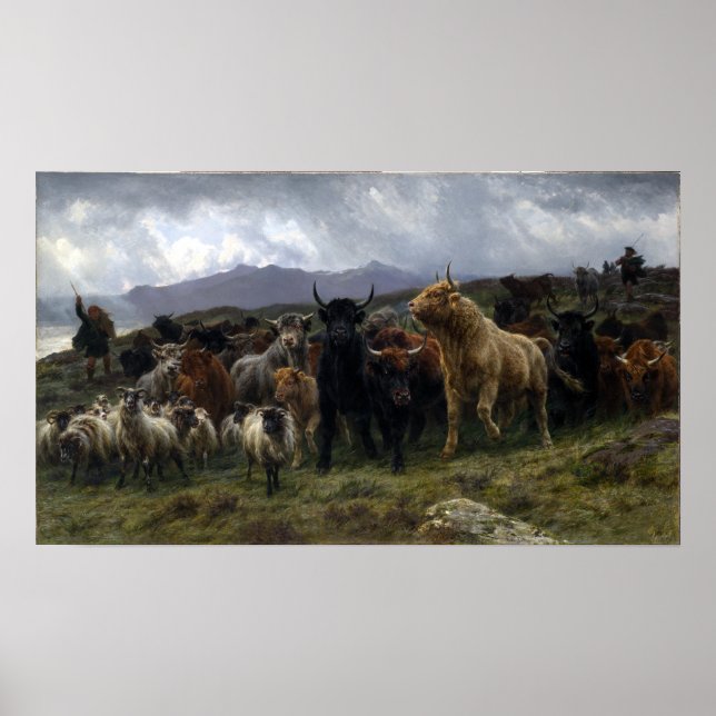 Rosa Bonheur Highland Raid Poster (Front)