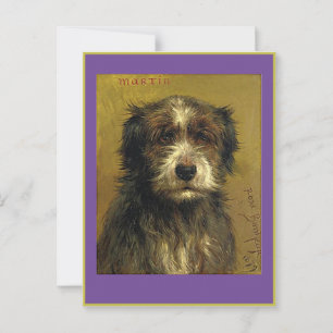 Rosa Bonheur, Martin, a Dog, Fine Art, Postcard