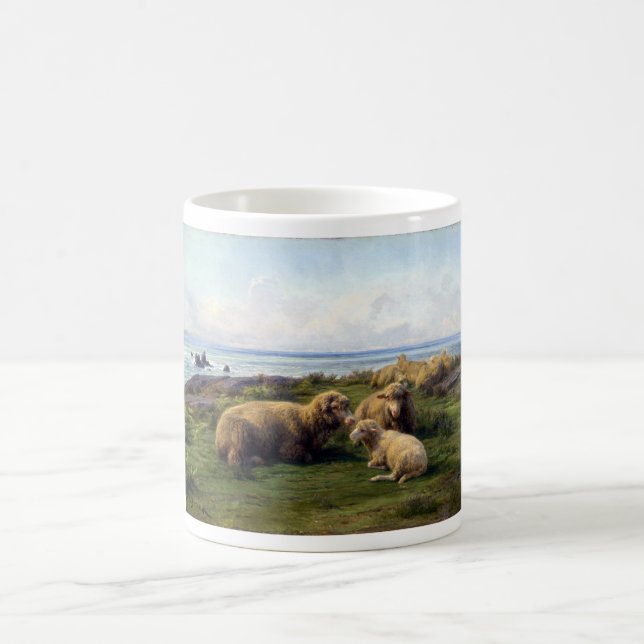 Rosa Bonheur Sheep by the Sea Coffee Mug (Center)