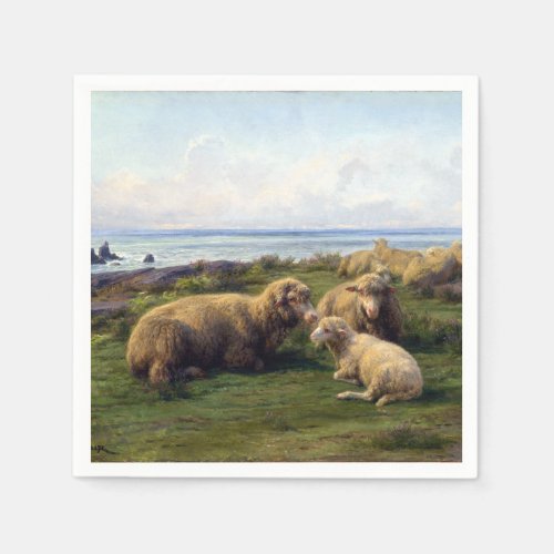 Rosa Bonheur Sheep by the Sea Napkins