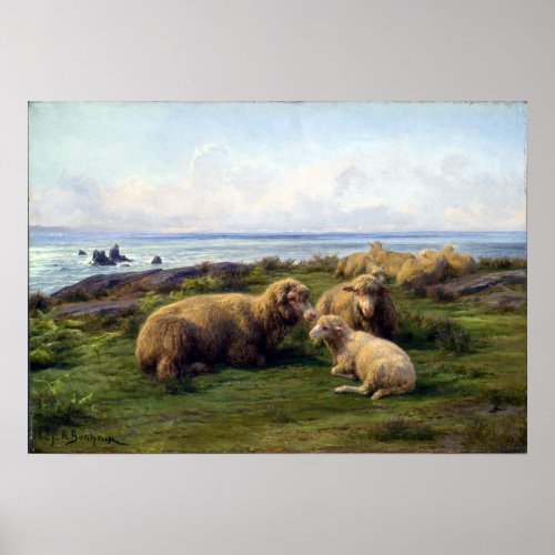 Rosa Bonheur Sheep by the Sea Poster