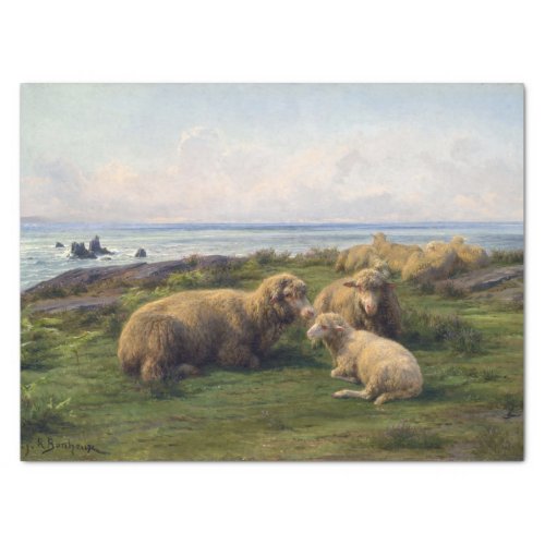 Rosa Bonheur  Sheep by the Sea Tissue Paper