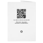 Rosa Canina - Dog Rose blank notelet (Back)