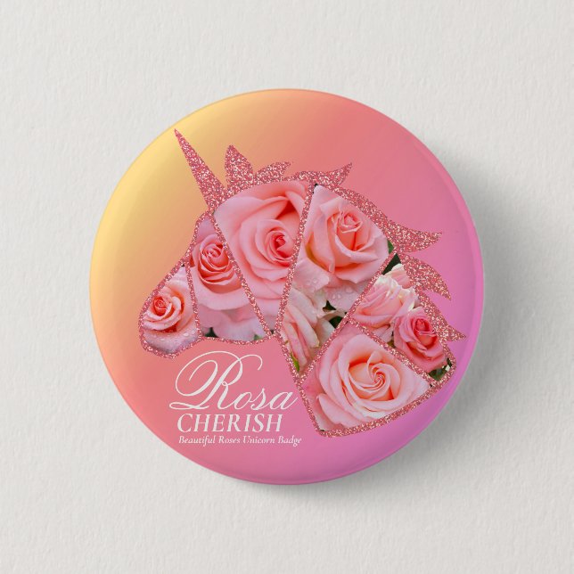 Rosa Cherish Button (Front)