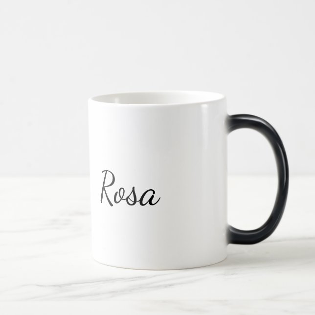 Rosa: Elegant One Line Art Mug (Right)