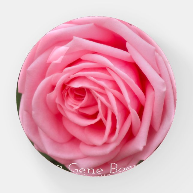 Rosa Gene Boerner [Glass Dome Paper Weight] Paperweight (Front)