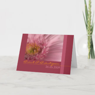 Rosa Gerbera ・ wedding Card