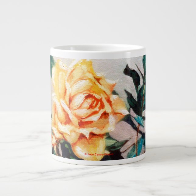Rosa Giant Coffee Mug (Front)