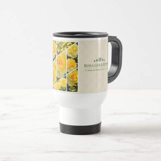 Rosa Gold Bunny トラベルマグ Travel Mug (Front Right)