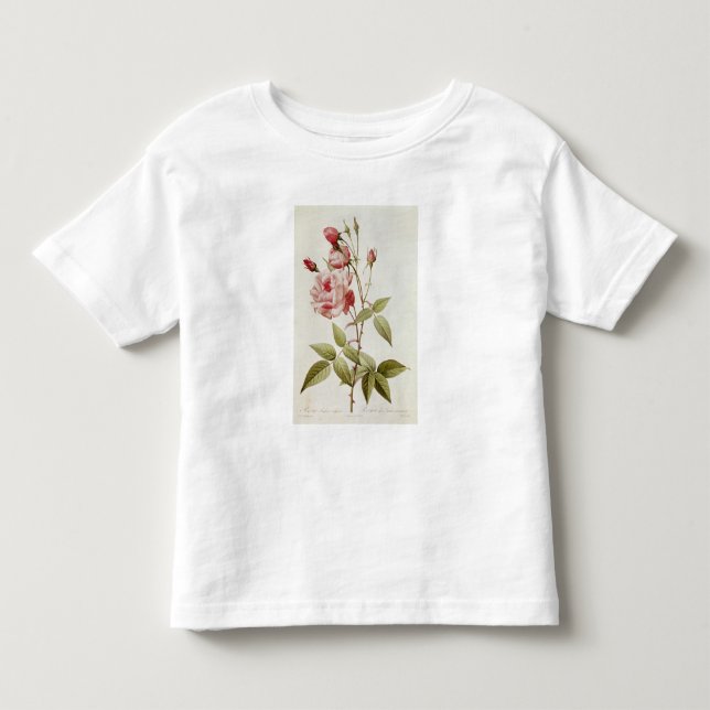 Rosa Indica Vulgaris, from 'Les Roses' Toddler T-shirt (Front)