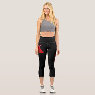 Rosa Lavaglut Capri Leggings
