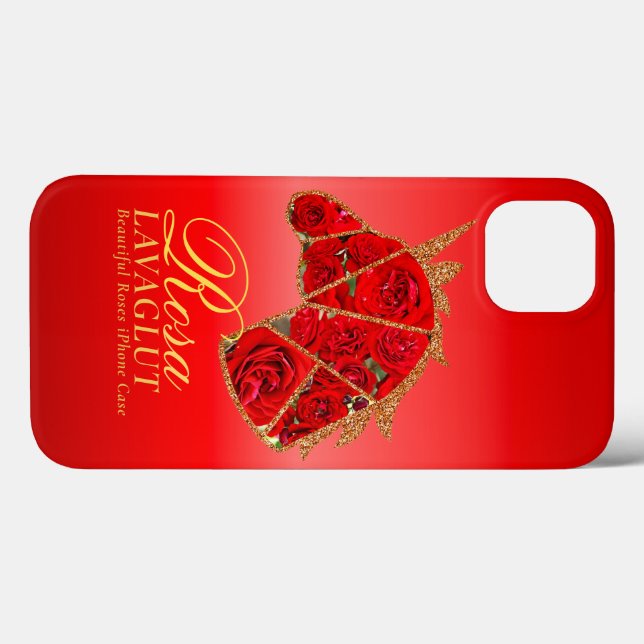 Rosa Lavaglut Case-Mate iPhone Case (Back (Horizontal))