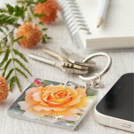 Rosa 'Manyo' [Acrylic Keychain] Keychain