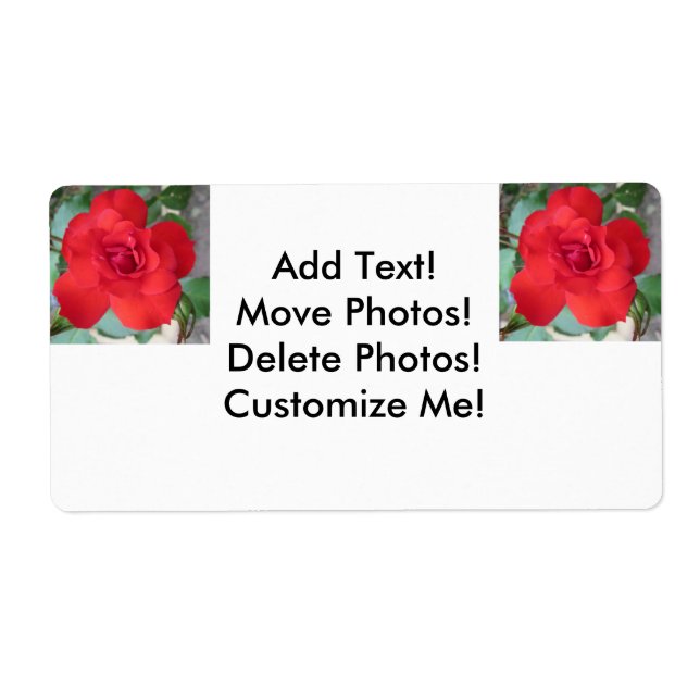 Rosa Roja Flor Label (Front)