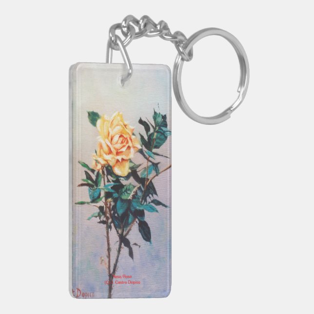 Rosa/Rose Keychain (Back Left)