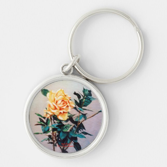 Rosa/Rose Keychain (Front)