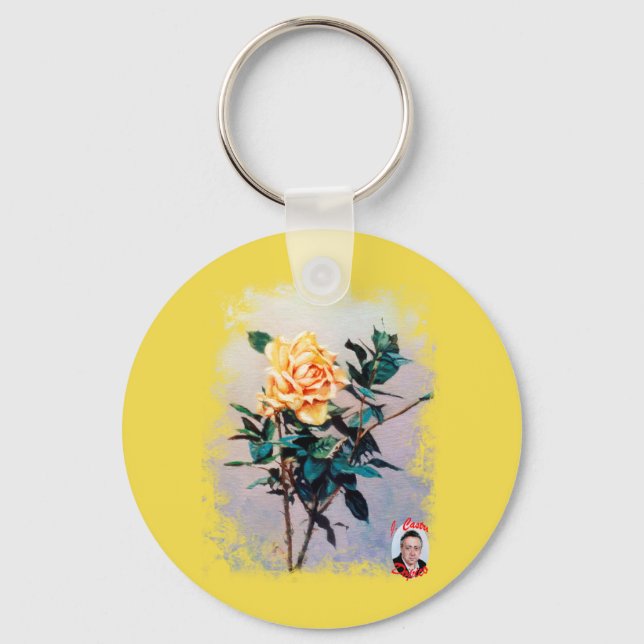 Rosa/Rose Keychain (Front)