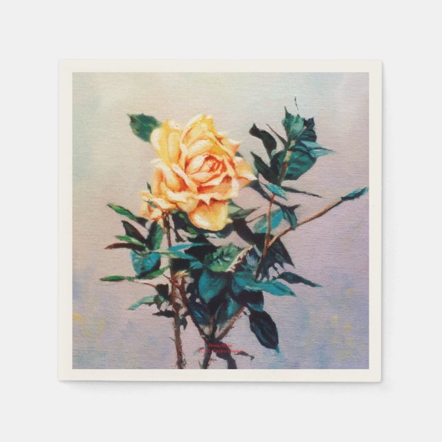 Rosa/Rose Napkins (Front)