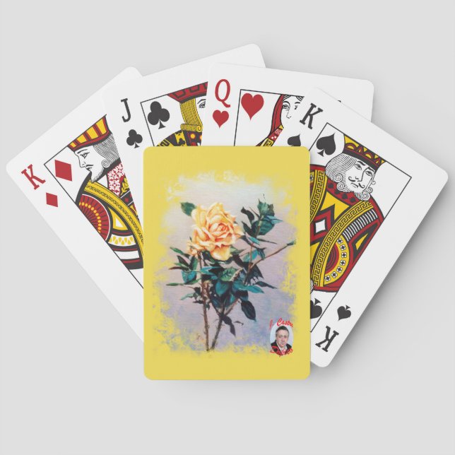 Rosa/Rose Poker Cards (Back)