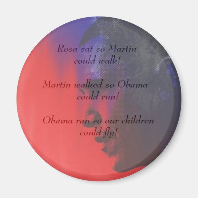 Rosa Sat Magnet (Front)