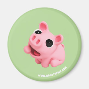 Rosa the Pig are Hungry Magnet