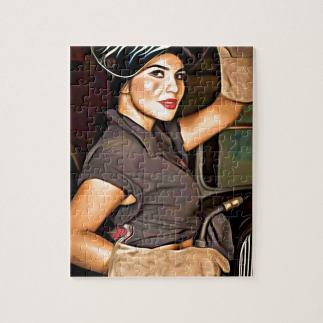 Rosa-the-welder Jigsaw Puzzle (Vertical)