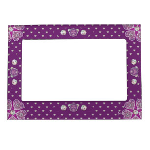 Rosace blue or red for baby&child magnetic frame