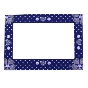 Rosace blue or red for baby&child magnetic frame