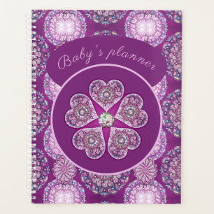 Rosace blue or red for baby&child planner