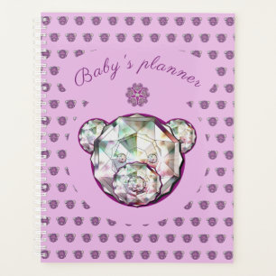 Rosace blue or red for baby&child planner