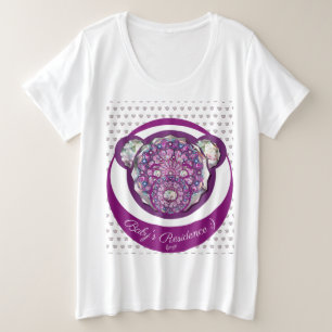 Rosace blue or red for baby&child plus size T-Shirt