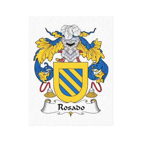 rosado-family-crest-canvas-print-zazzle