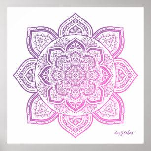 Rosaliine Mandala Fine Art Print