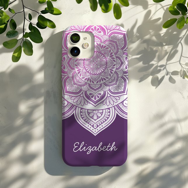 Rosaline Mandala Personalized iPhone Case (Creator Uploaded)