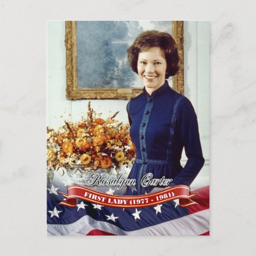 Rosalynn Carter First Lady of the US Postcard