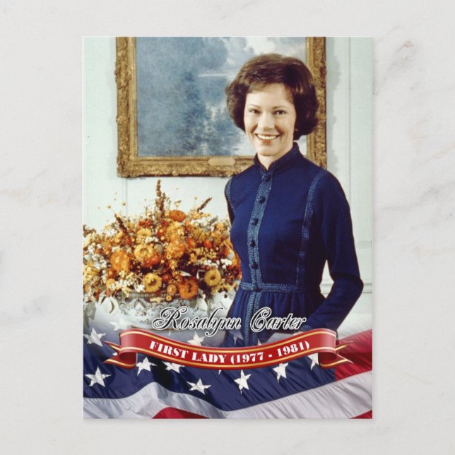 Rosalynn Carter, First Lady of the U.S. Postcard (Front)