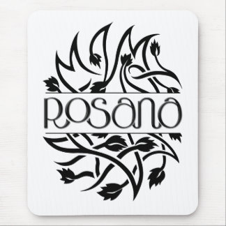 Rosana black deco Mousepad