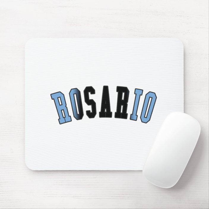 Rosario in Argentina National Flag Colors Mouse Pad