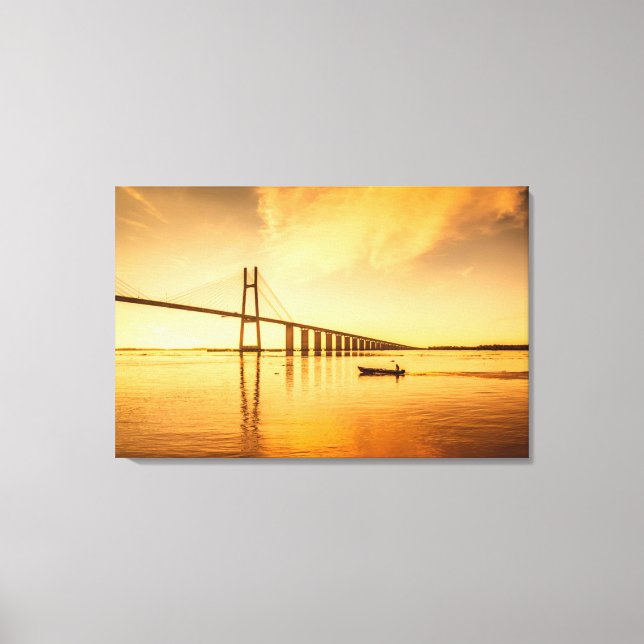 Rosario Victoria Bridge Canvas Print (Front)