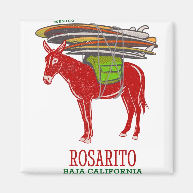Rosarito Baja California Mexico Magnet (Front)