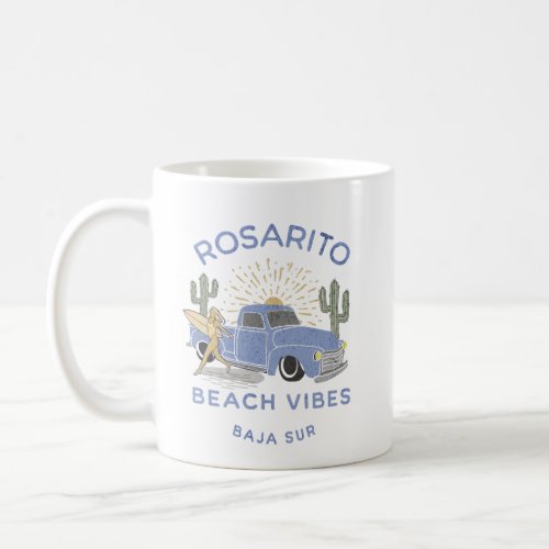 Rosarito Mexico Beach Vibes vintage Coffee Mug